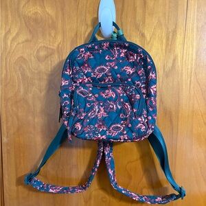 NWT Vera Bradley Victorian Vines Mini Banbury Backpack
